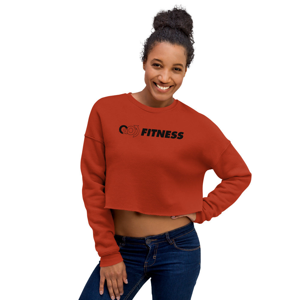 Go Red Crop Sweatshirt