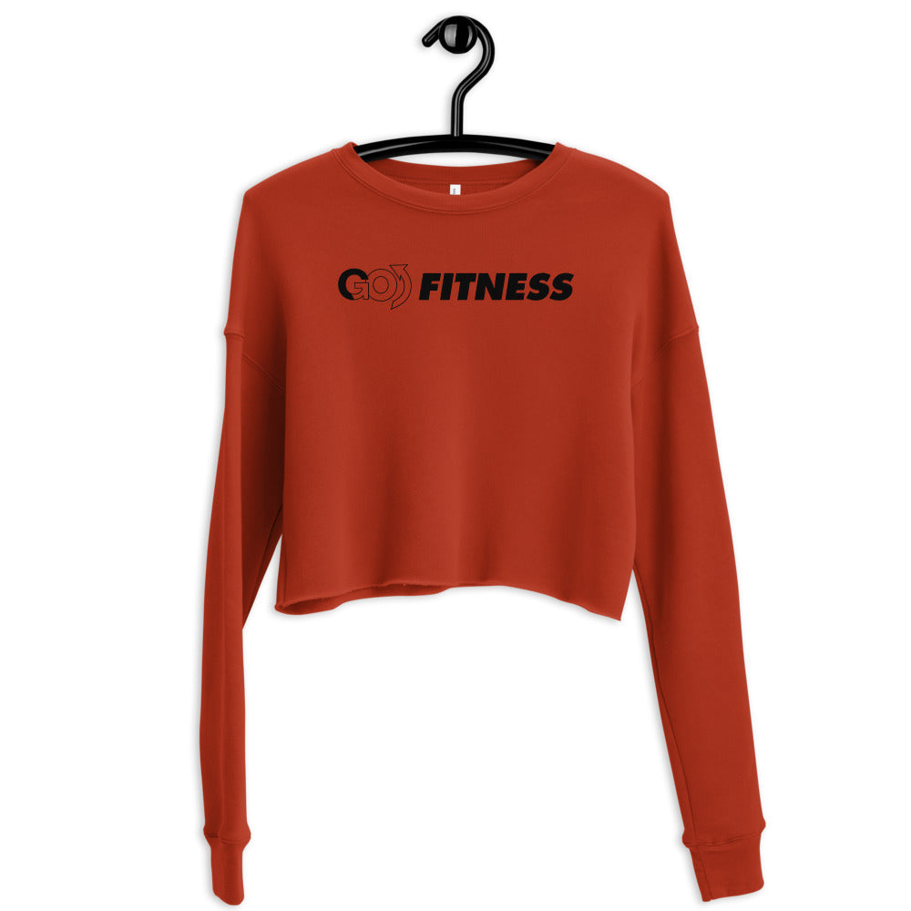 Go Red Crop Sweatshirt