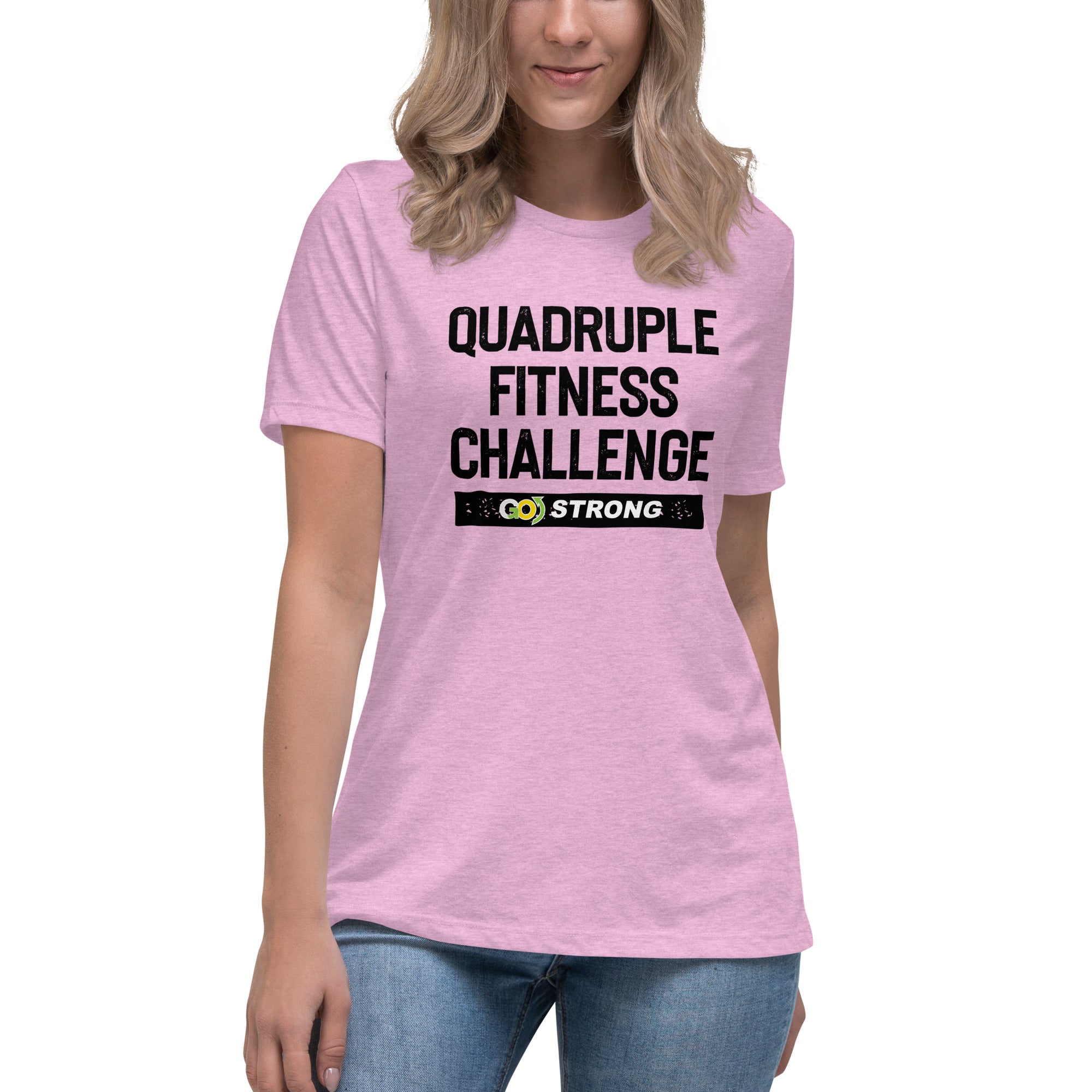 Quad Fitness Challenge Women's Relaxed T-Shirt