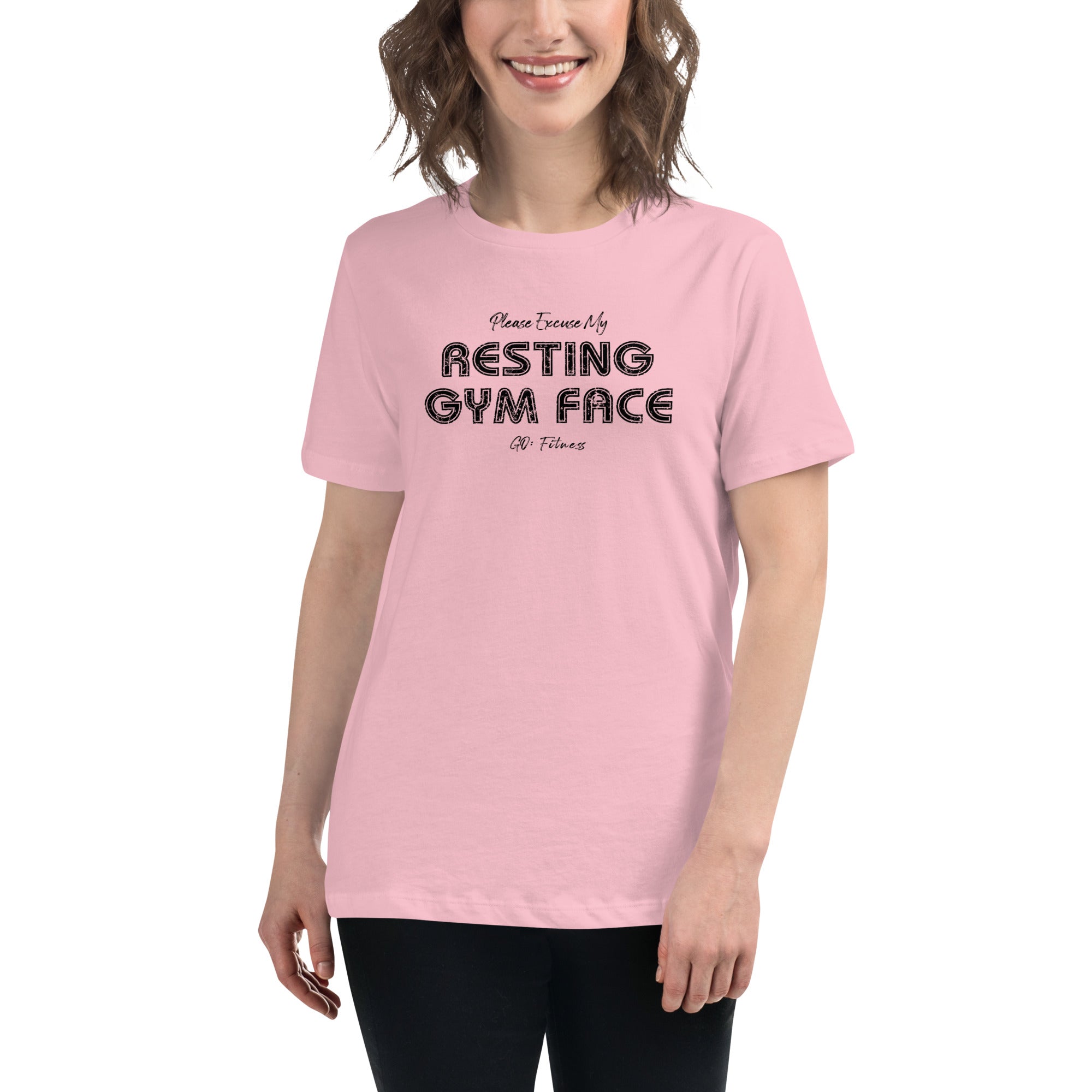Resting Gym Face Women's Relaxed T-Shirt