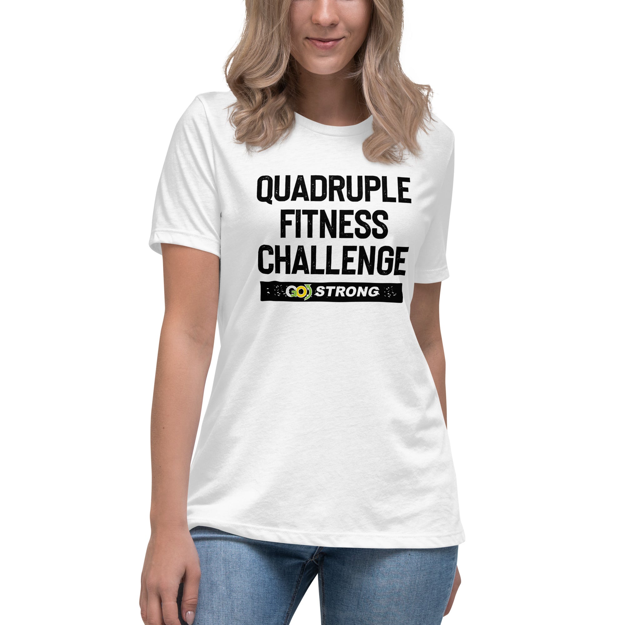 Quad Fitness Challenge Women's Relaxed T-Shirt