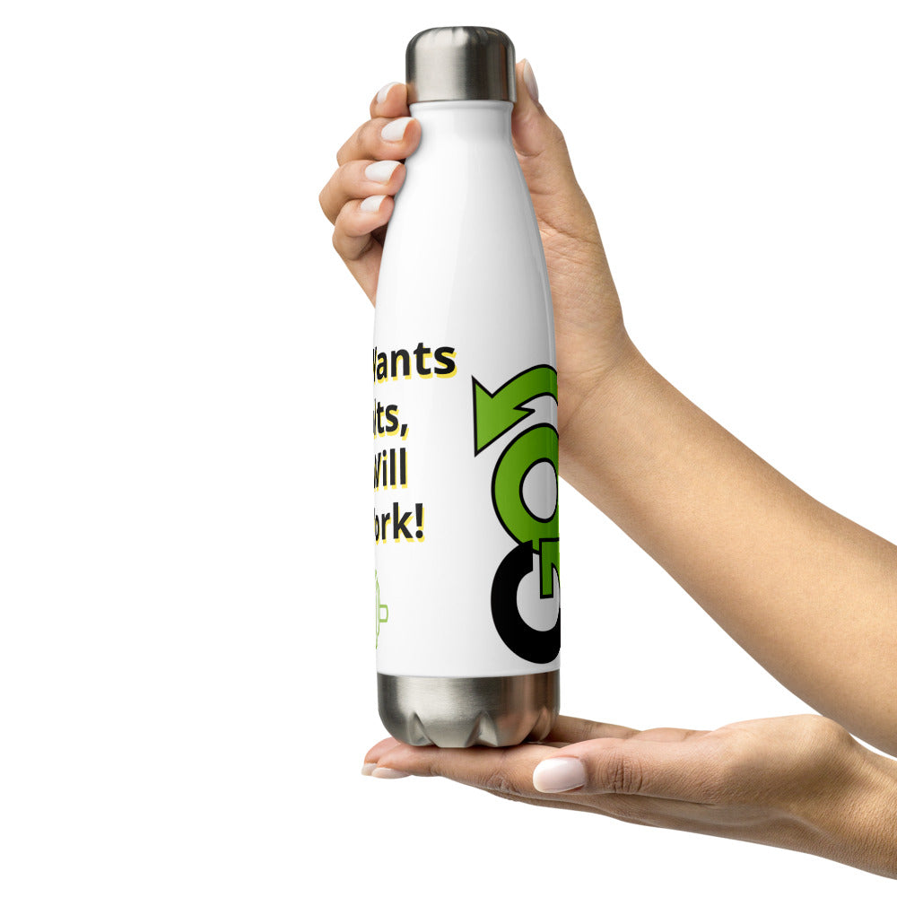 "Do The Work" Stainless Steel Water Bottle