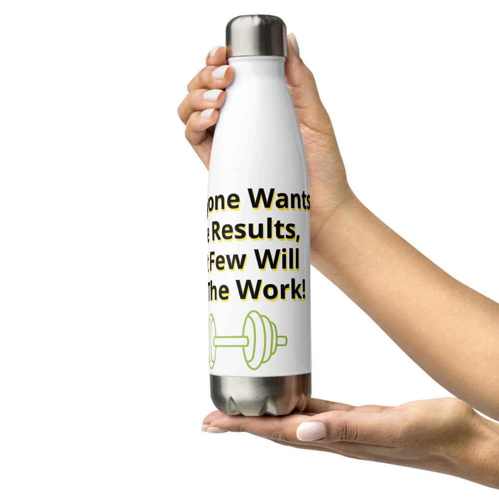 "Do The Work" Stainless Steel Water Bottle