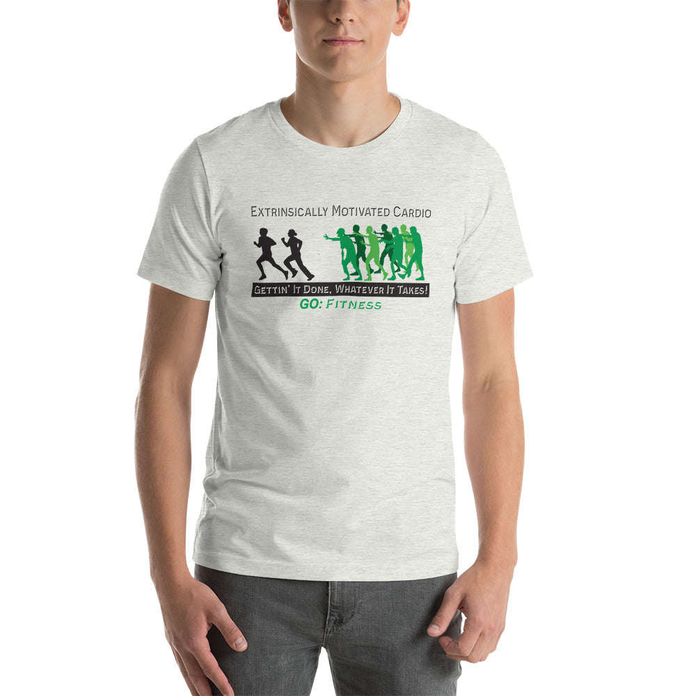 Extrinsically Motivated Cardio - Zombie - Short-sleeve unisex t-shirt