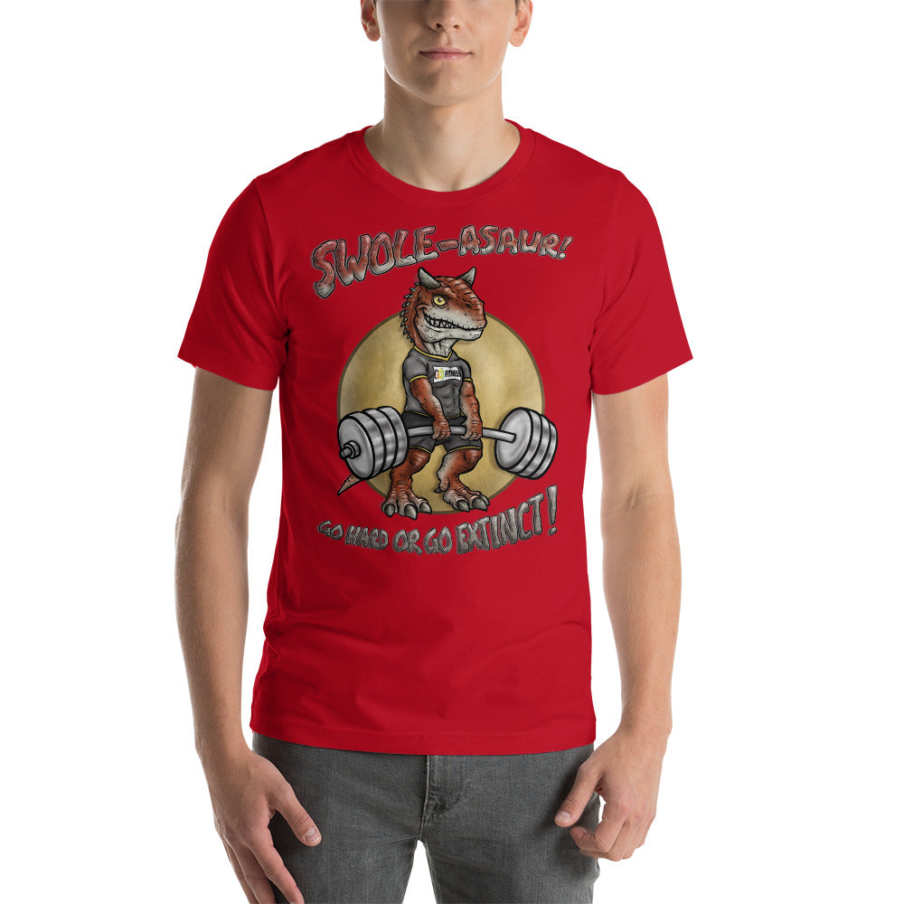 Swole-asour - Red -Short-sleeve unisex t-shirt